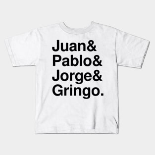 Four Fab Mexicans Kids T-Shirt